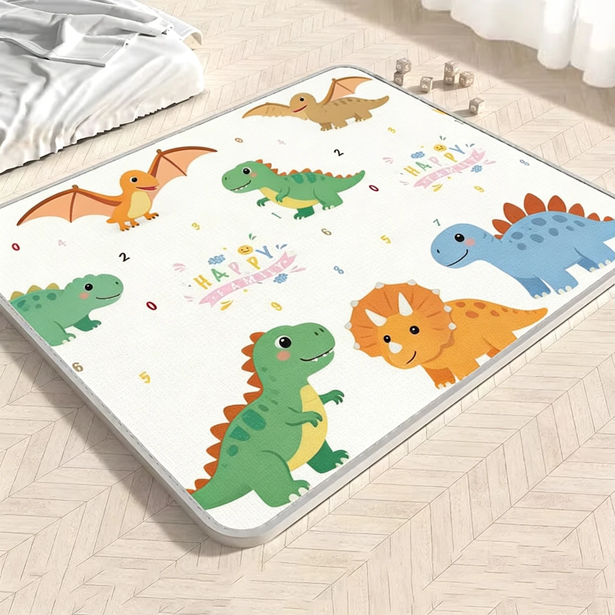 Non-toxic 1CM Thick EPE Baby Activity Gym Baby Crawling Play Mats Carpet Baby Game Mat for Children's Safety Rug Folding Sending