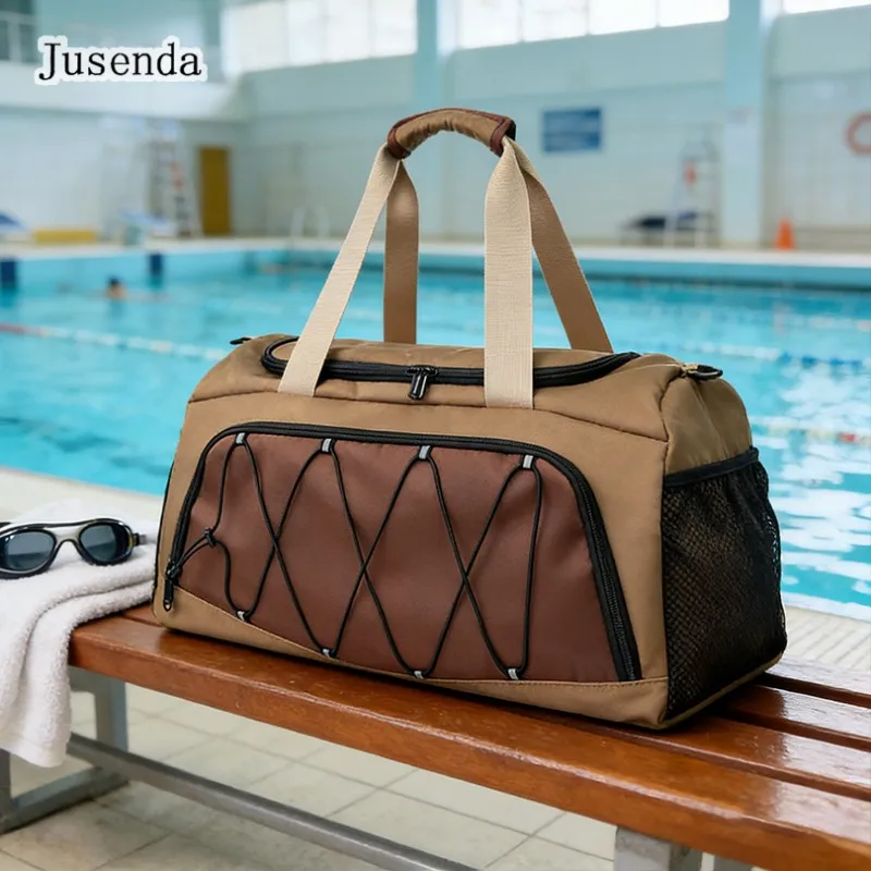 Professional Fitness Bag Men Large-Capacity Shoulder Travel Bag for Business Trips Women Yoga Gym Bag Basketball Bag Soccer Bag