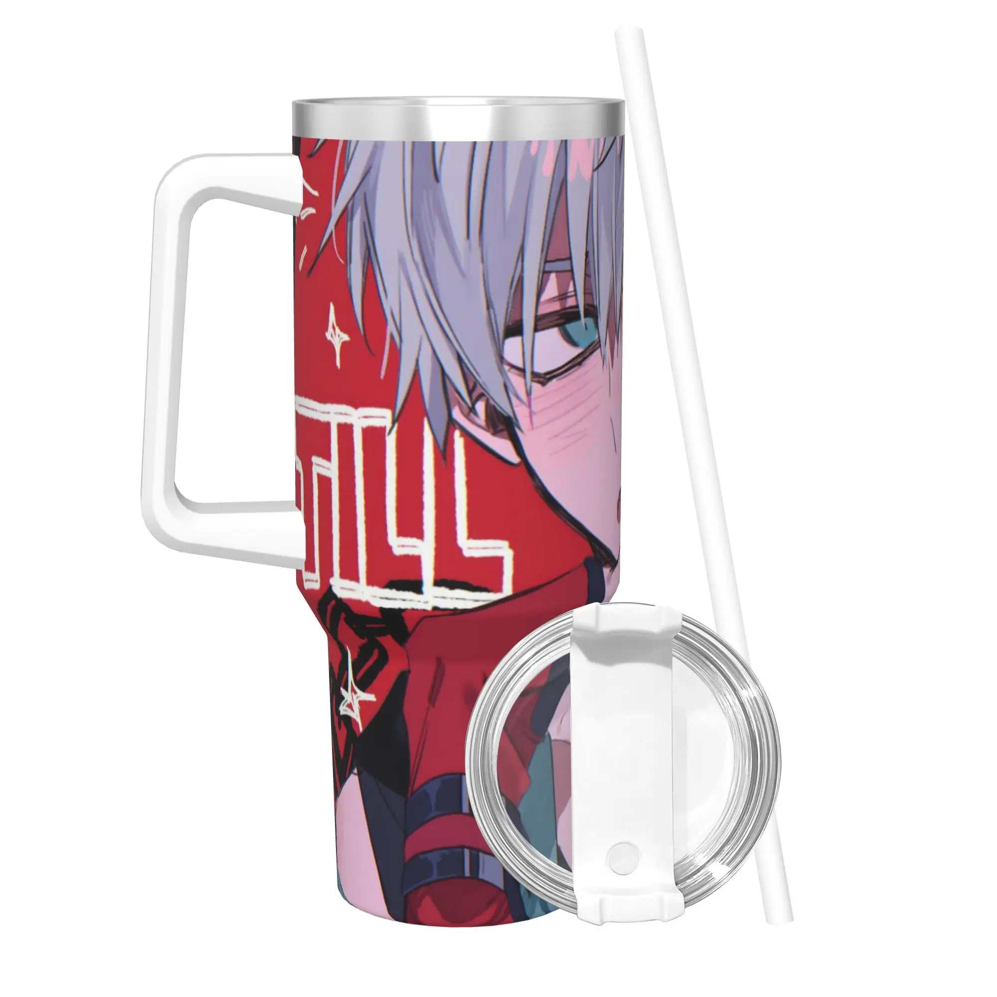 40OZ Stainless Steel Tumbler Alien Stage Anime Thermal Cups  Leakproof Cold Drink Car Mugs Travel Water Bottle