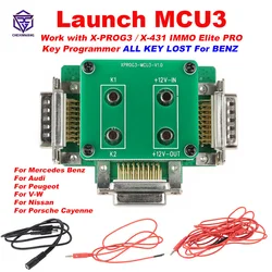 Launch X431 MCU3 Adapter for X-PROG3 Key Programming for Mercedes/Benz All Keys Lost Kit Anti-theft Adapter ECU TCU Reading