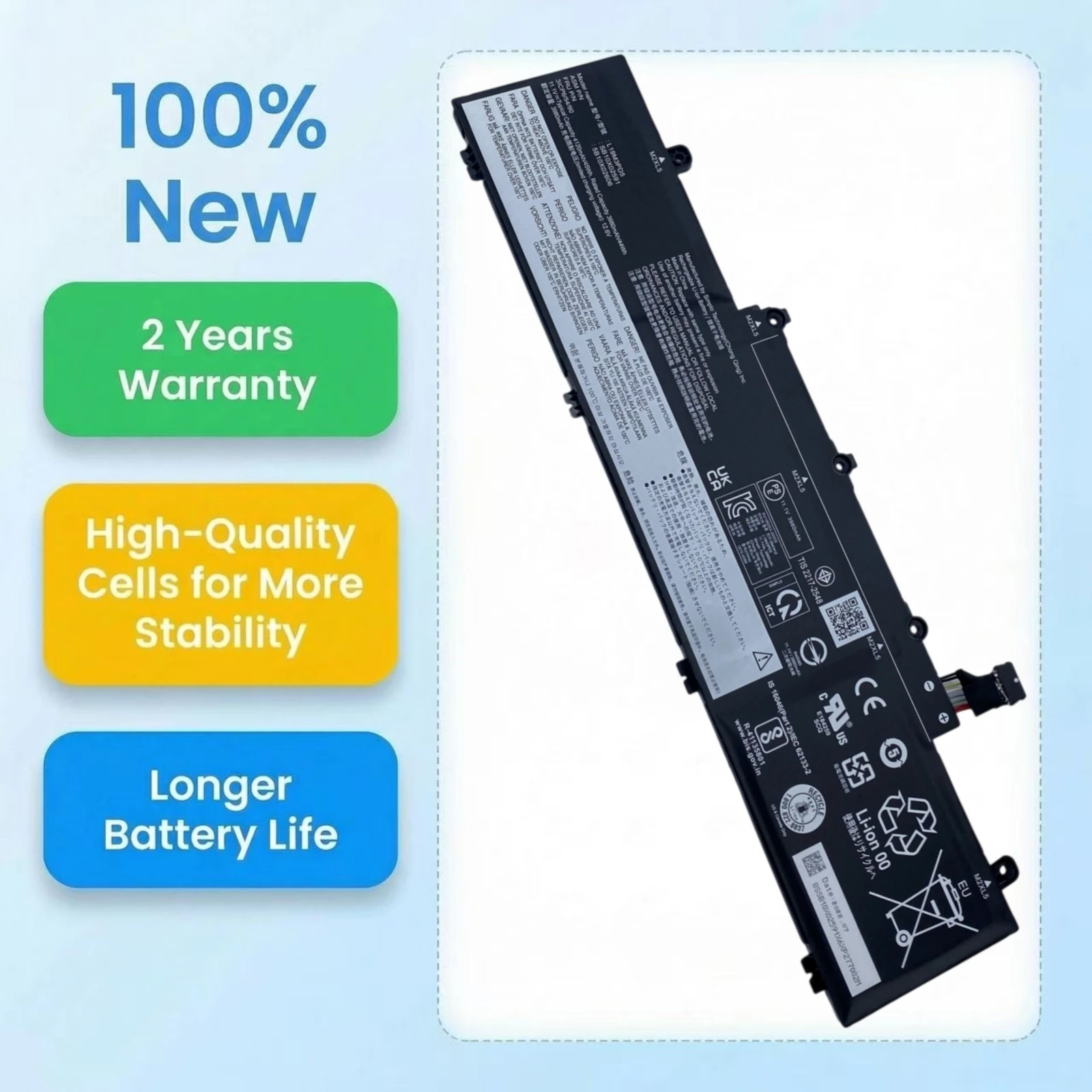 L19M3PD5 L19D3PD5 Laptop Battery For Lenovo Thinkpad E14 E15 Gen 2 5B10X02594 5B10X02606 TP00117A TP00116C L19C3PD5 SB10X02597