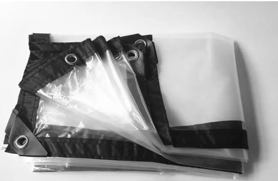 Multiple sizes 80% transparent outdoor awning cover,waterproof tarp,rain tarpaulin.greenhouse moisture proof clear film mat.