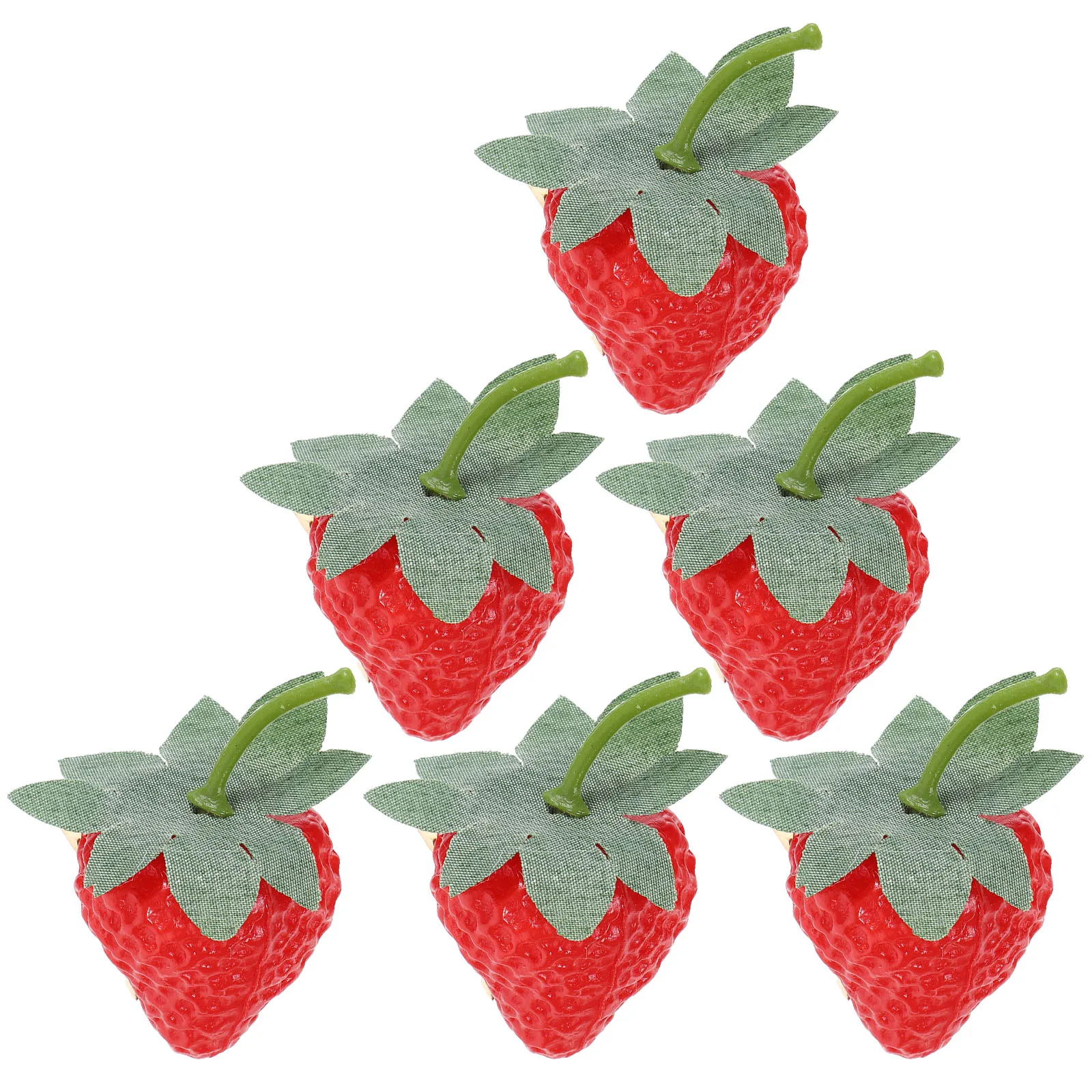 

6Pcs Mini Strawberry Hair Claw Clip Small Fruit Clip Adorable Hair Accessories for Women Small Fruits Claw Clips