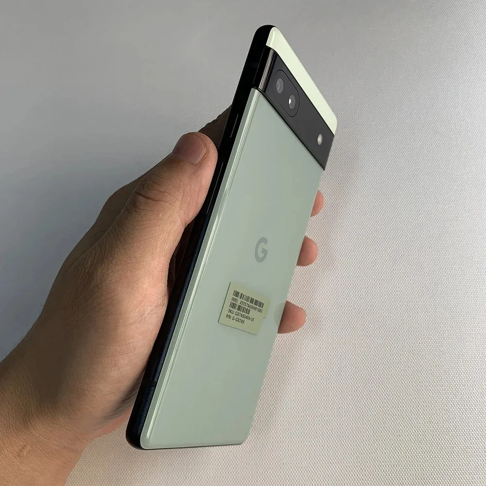 Smartphone Google Pixel 6a, système d'exploitation Android natif, version globale, écran 6,1 pouces, processeur Android octa-core, 128 Go.