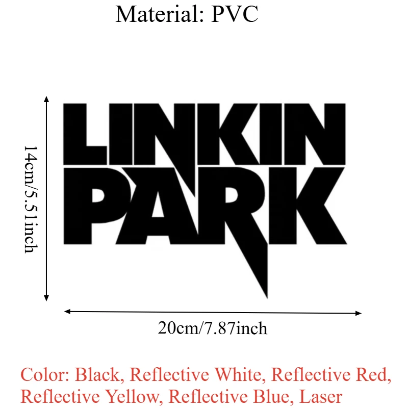 

Rock Punk Music Fashionable Individual PVC Material Hollowed-out Car Stickers Body Scratches Cover Fan Support Car Accessories