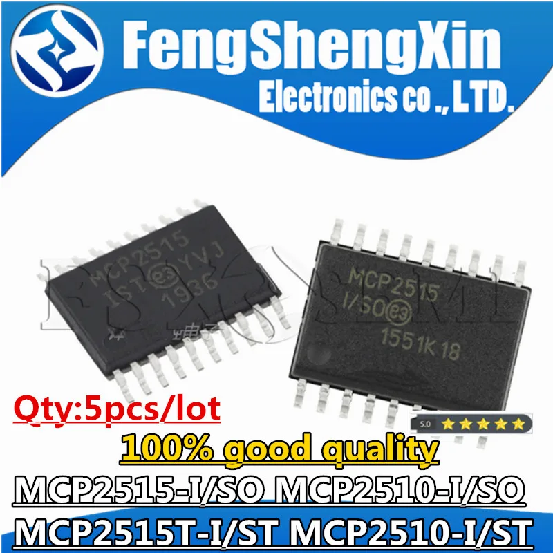 5pcs/lot MCP2515-I/SO MCP2515 MCP2510-I/SO MCP2510 SOP-18 MCP2515T-I/ST MCP2515IST MCP2515-I/ST MCP2510-I/ST TSSOP20 IC