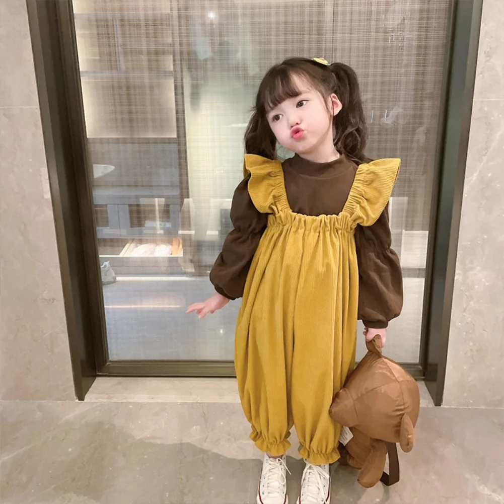 

Autumn Girls Suit Wild Temperamental Fashionable Baby Korean Two-piece Suit Korean Version Suit For Kids