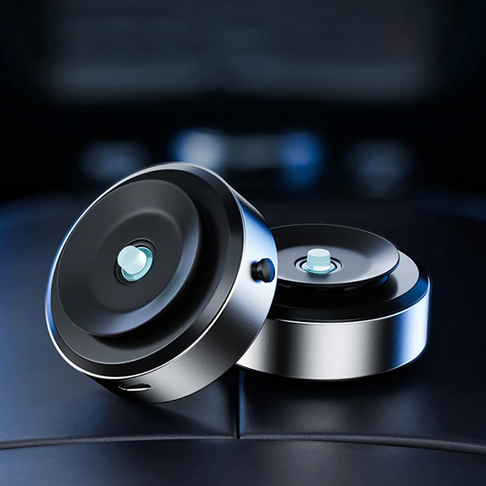 インテリジェント携帯電話ホルダー磁気真空吸着車ブラケットユニバーサル 360 °   回転両面吸着マウント