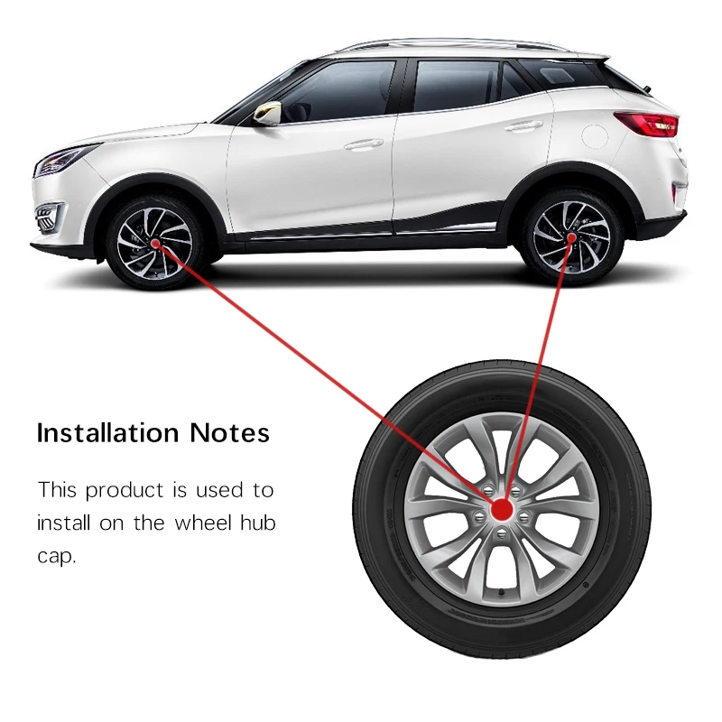 Tapa de cubo de rueda de estilo de coche para KIA Rio Ceed Sportage Cerato Sorento K3 K5, cubierta de llanta, insignia de emblema, accesorios para