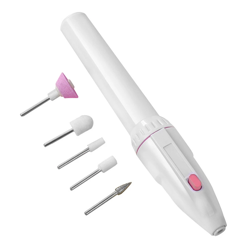 Máquina Eléctrica de Manicura y Pedicura 5 en 1, Kit Inalámbrico Profesional para Limar, Recortar y Pulir Uñas