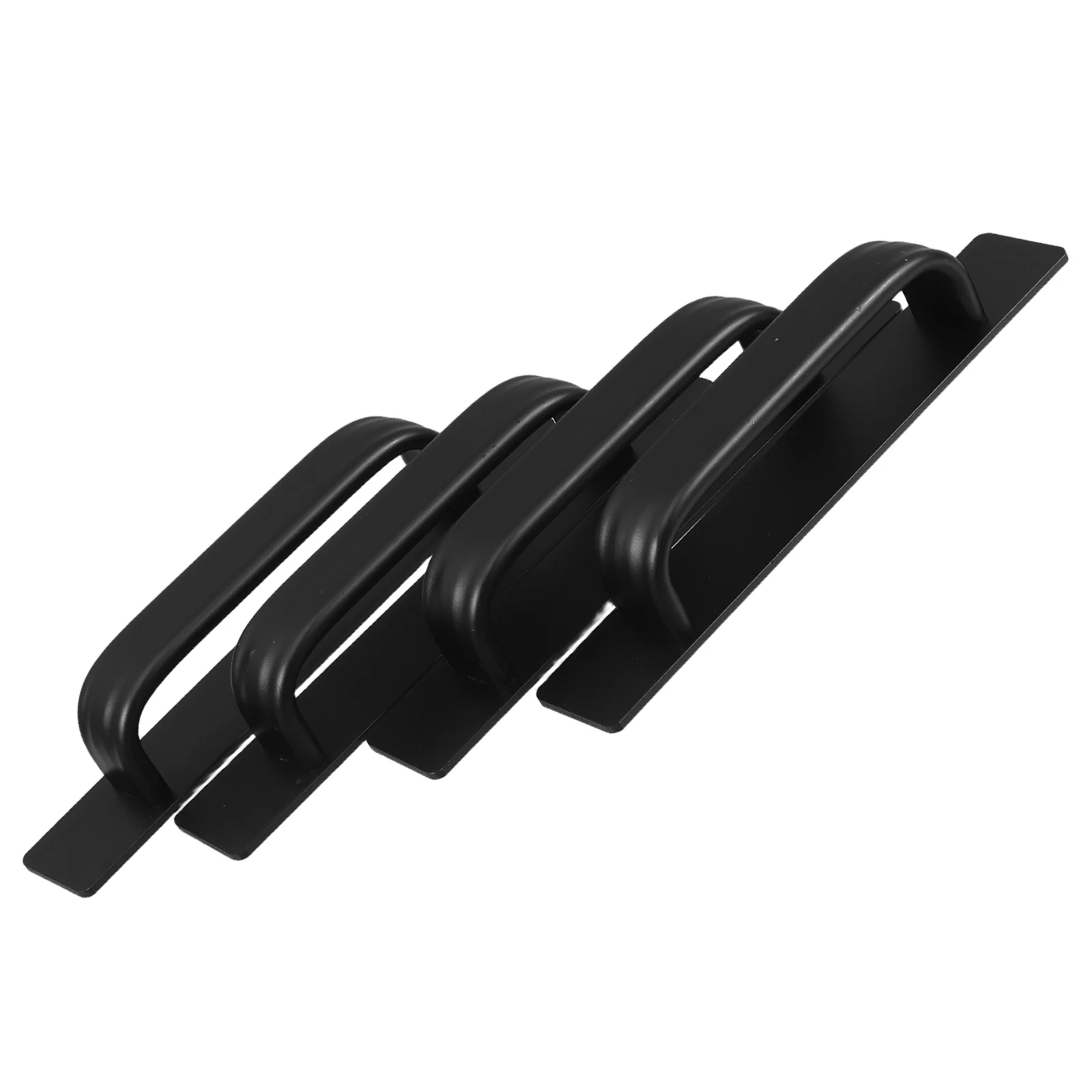 

4Pcs Self Stick Instant Handles No Punch Smooth Pull for Bathroom Kitchen Closet Door Windows Aluminum Alloy Stylish Grip