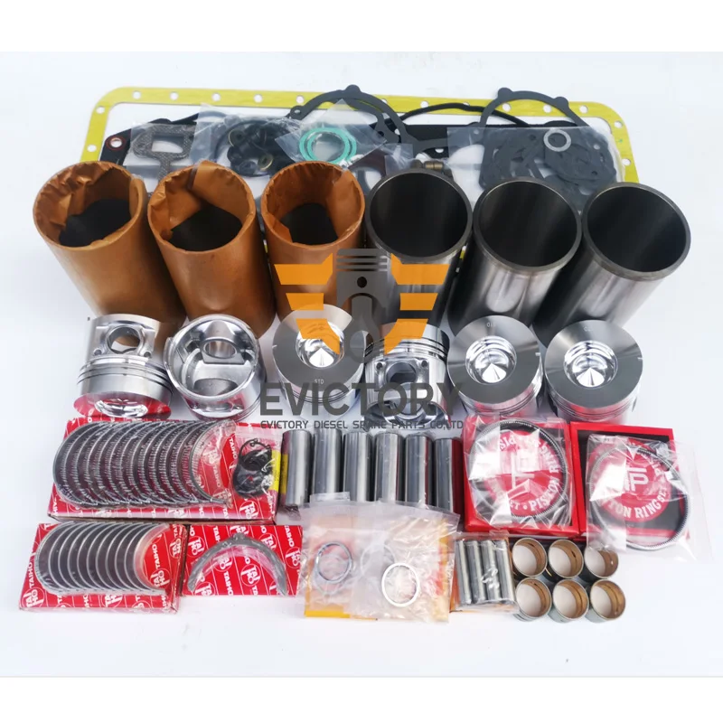 For TOYOTA 11Z rebuild overhaul kit + water pump + oil pump + valves forklift