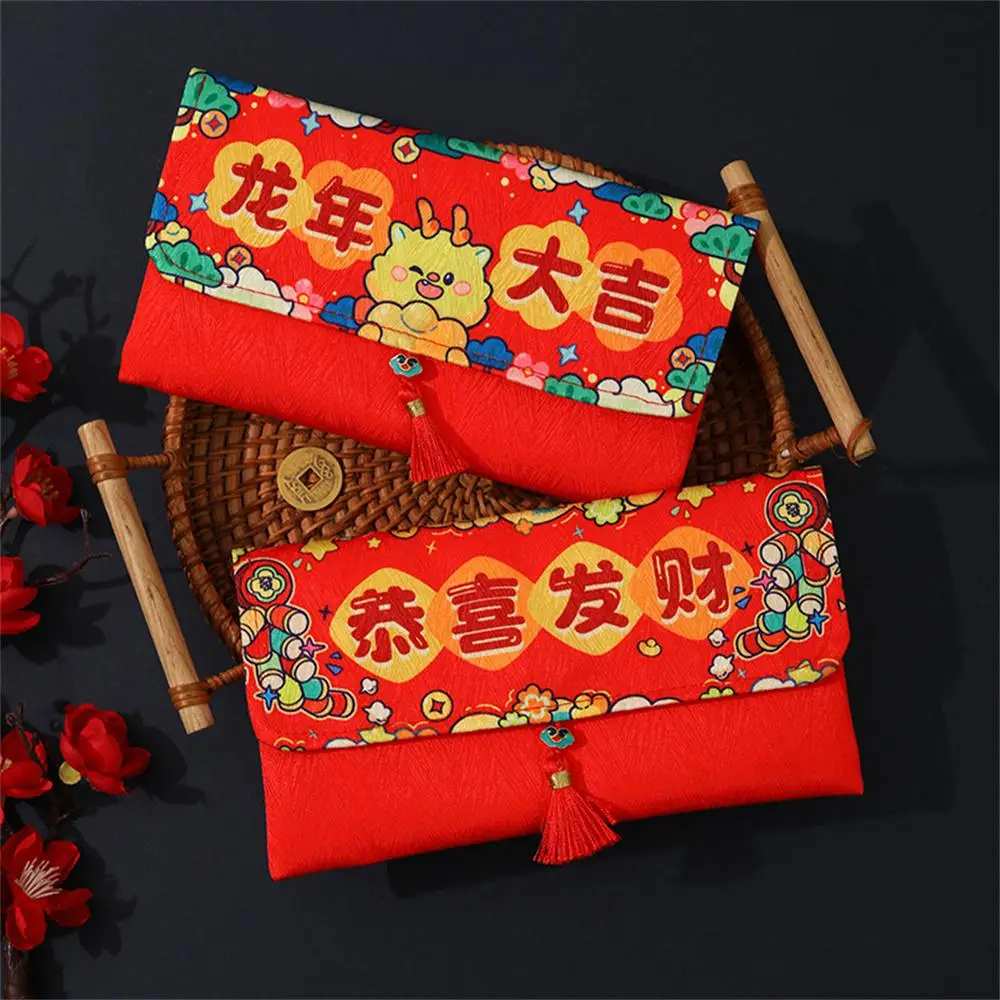 Folding Red Envelope Thicken Red Envelope Interesting Holiday Red Envelope Stretchable Red Envelope Not Easy To Break Durable