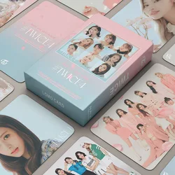 Album de cartes photo K-pop TWICE Stars, cartes Druo mignonnes, impression HD TWICE4, carte Druo double face, cartes photo GérGift, 55 pièces/ensemble