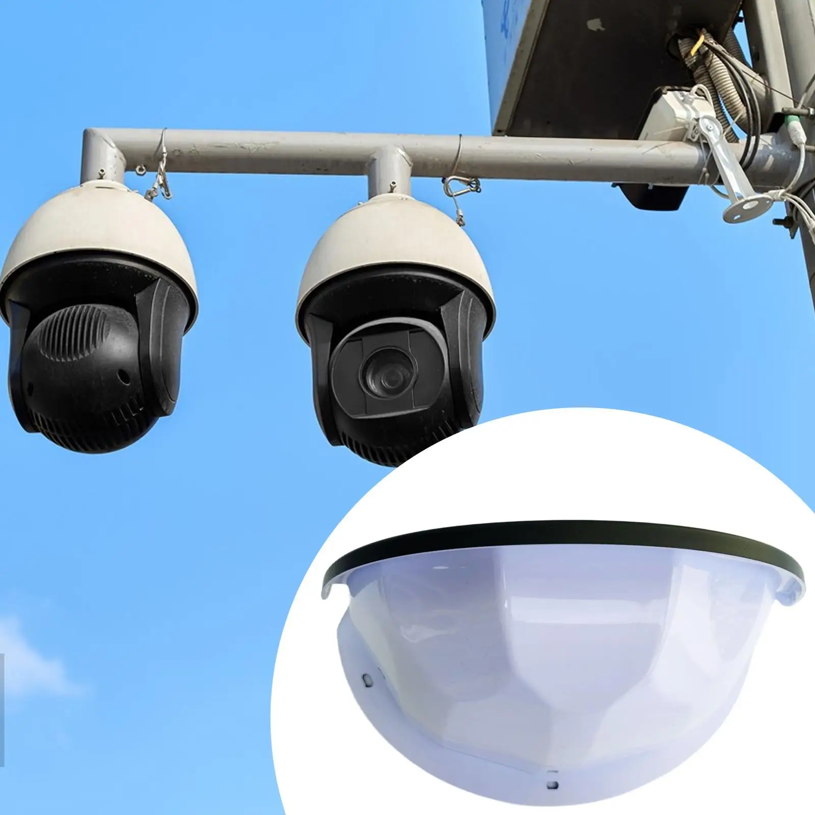 Security Camera Top Cover Roof Waterproof Accessories Simple Installation Lightweight Rain Universal