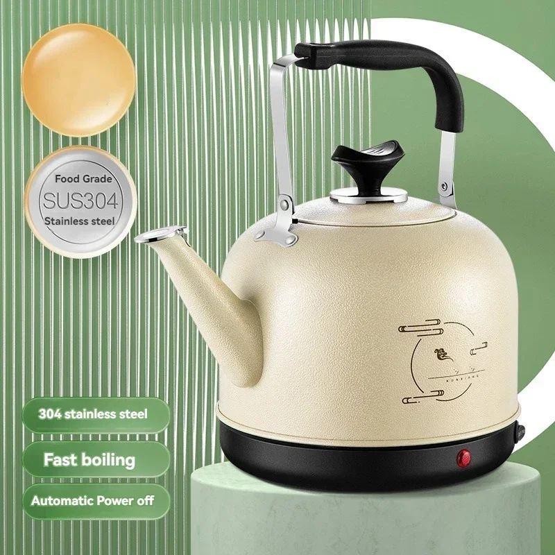 

Обновление 220 В, домашний чайник, автоматическое отключение питания, изоляция, большой емкости, свисток, открытый чайник, чайник