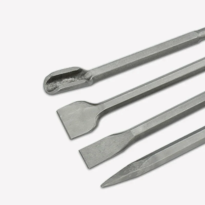 Chowmaster SDS PLUS Shank Point Flat Wide Electric Hammer Chisel Bit for Wall Concrete Impact Drill Elbow Widening Drill Bit