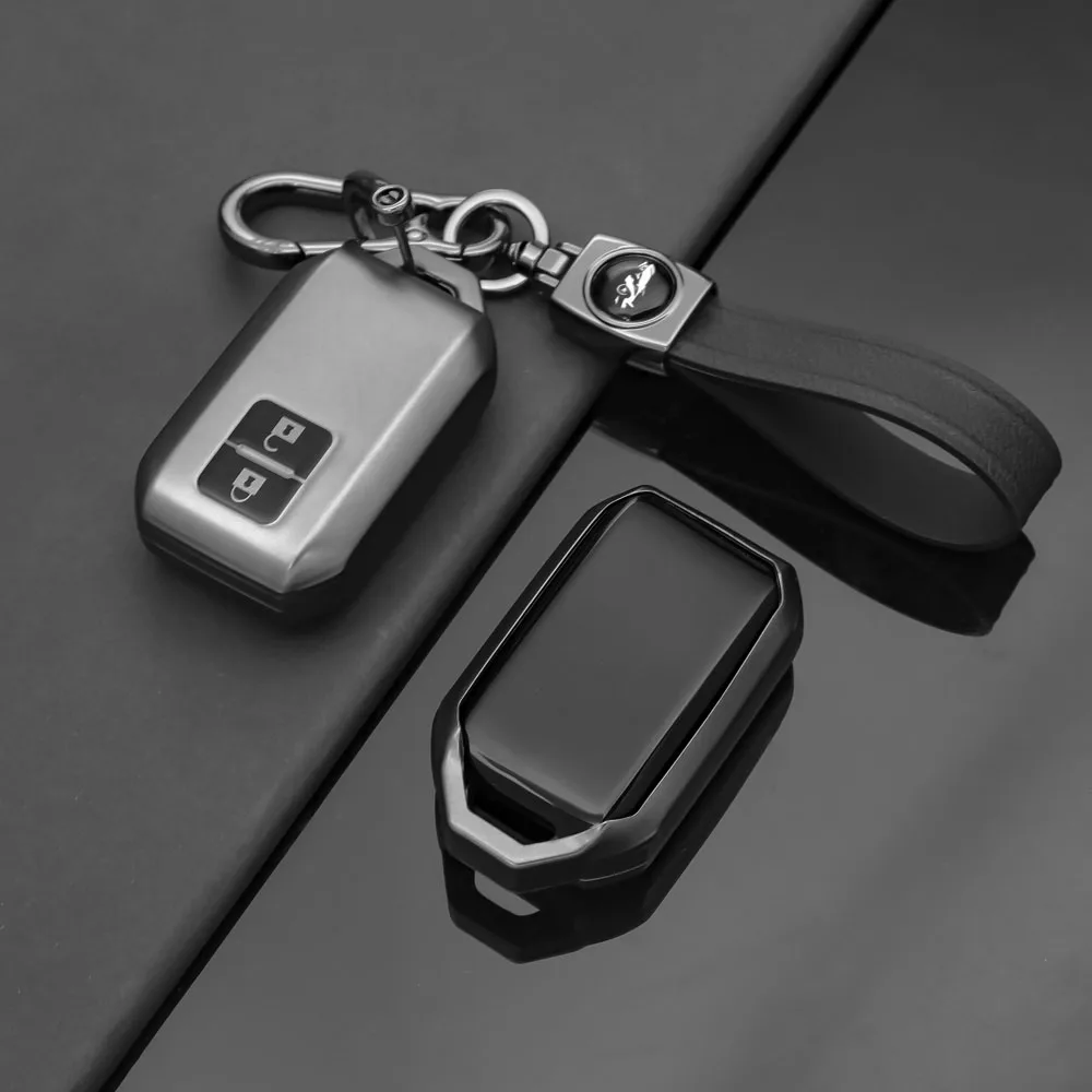 2 Buttons TPUU Remote Car Keychain Accessories Key Cover Case For Suzuki Swift Ignis Jimney XL7 Ertiga 2020 2021 2022 2023