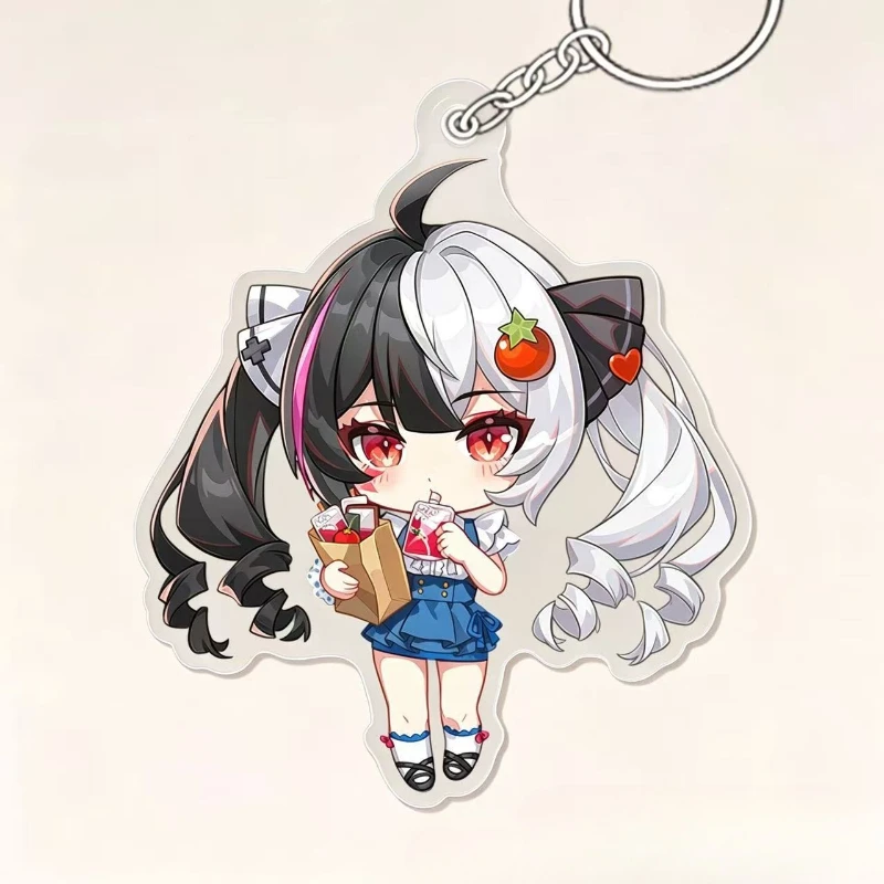 Game Neverness To Everness Q-version Cute Acrylic Keychain Lacrimosa Mint Chiz Shinku Acrylic Pendant Bag Hanging Decoration