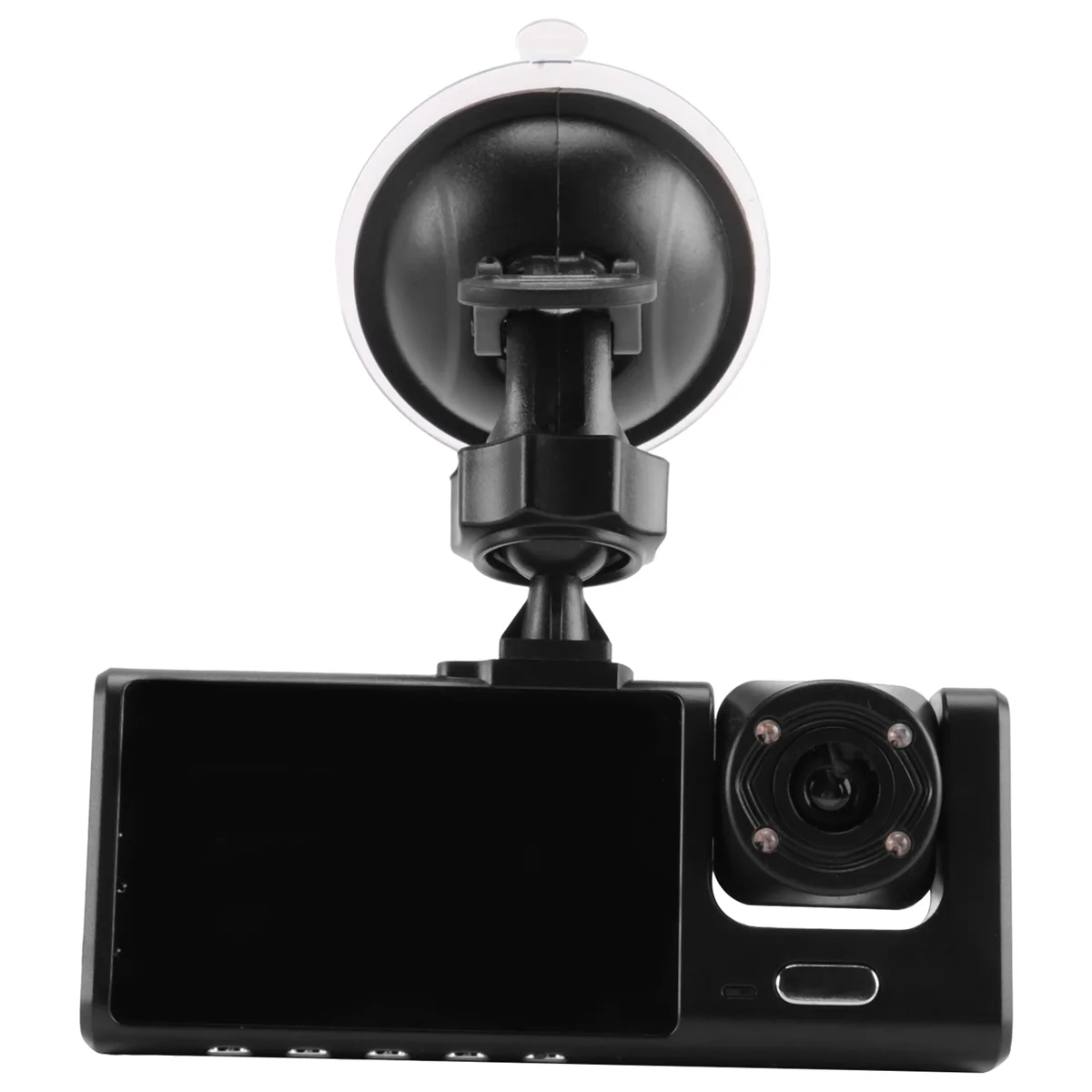 3 obiettivo della fotocamera DVR per auto Dash Cam a 3 canali HD 1080P anteriore e posteriore all\'interno Dashcam videoregistratore visione notturna