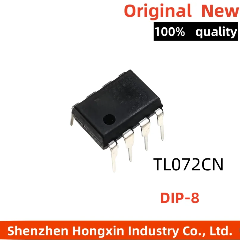 10pcs/lot TL072CN TL072 TL072C TL072CP DIP-8 Operational Amplifiers - Op Amps Dual Low Noise new original