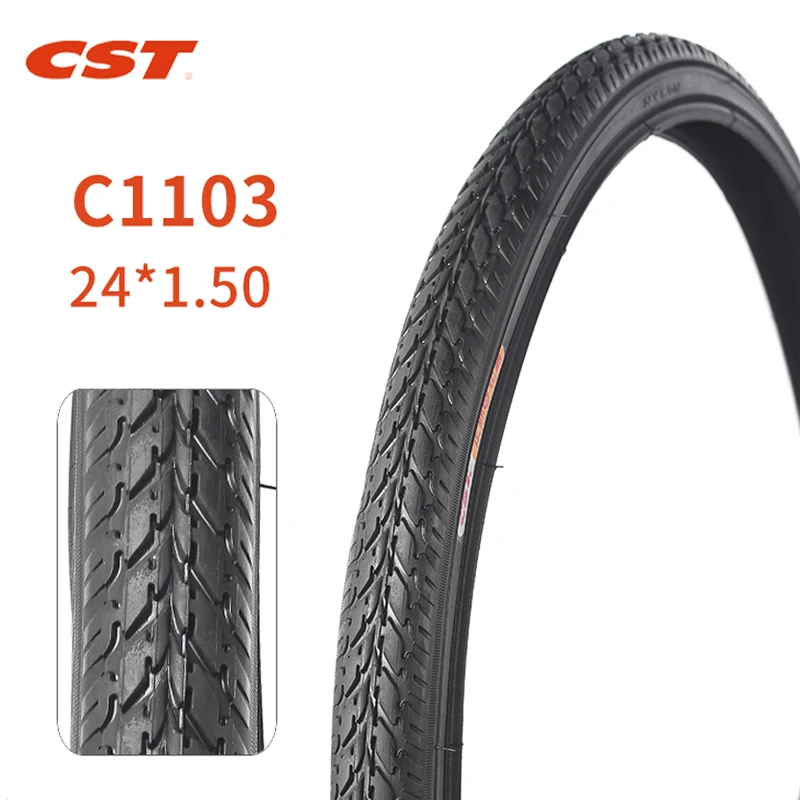 CST-Anti-skid Mountain Bike Tires, Steel Wire Tire, Bicycle Accessories, Wear Resistant, 24 