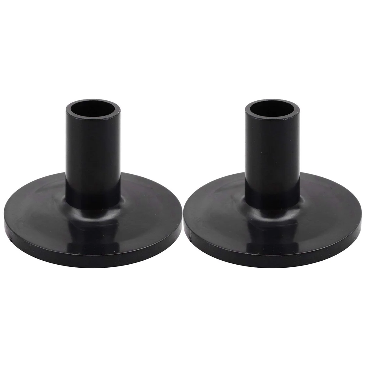 ABYB 32Pcs Cymbal Sleeves 38x26mm Black Drum Cymbal Sleeves Replacement for Shelf Drum Kit