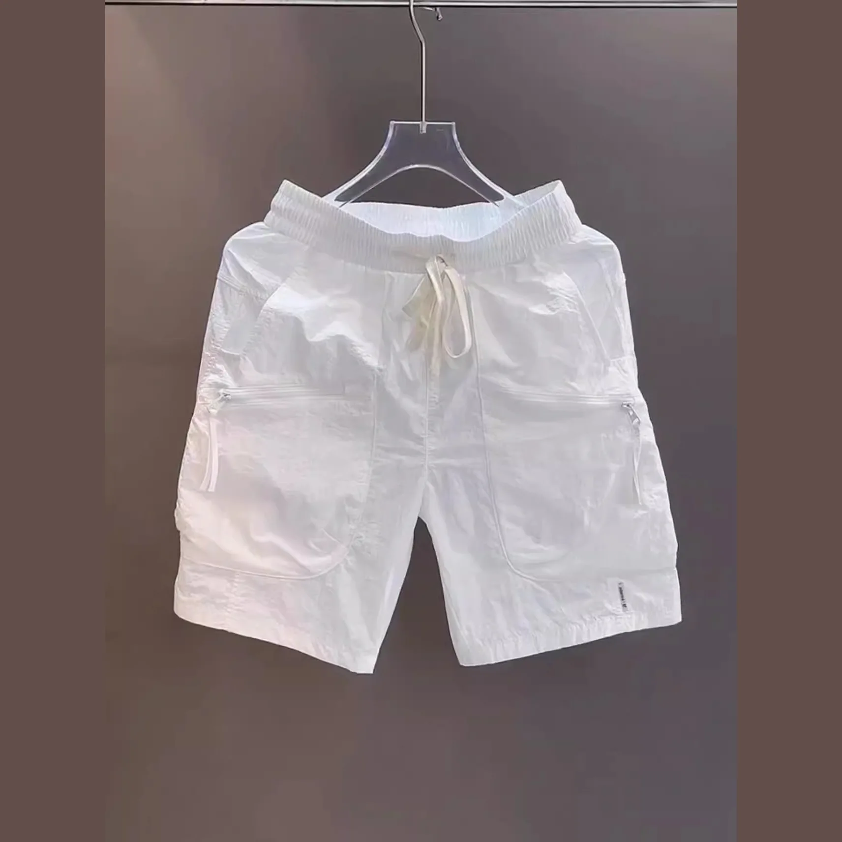 Kép 4: Állótőke Halásznadrág men's Födémgerenda Fagyaszt Disznóserte Gyér sportok majd Ráérő egyenesen Közép nadrágot men's multi-pocket Ingó- five-point nadrágot