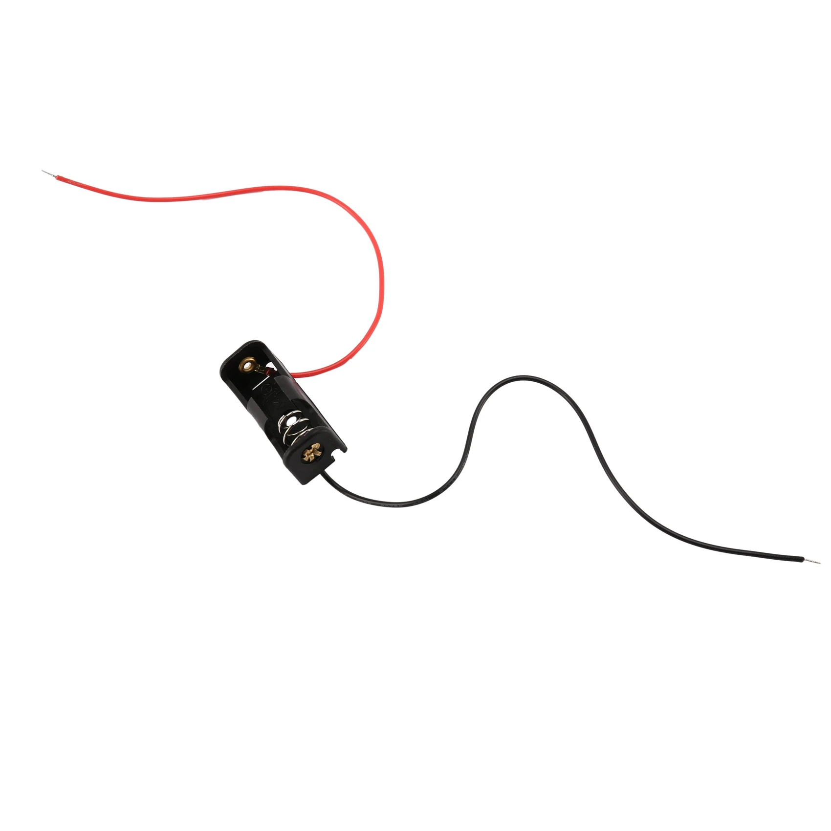 CABE-15Pcs 23A/A23 Battery (12V) Clip Holder Box Case Black