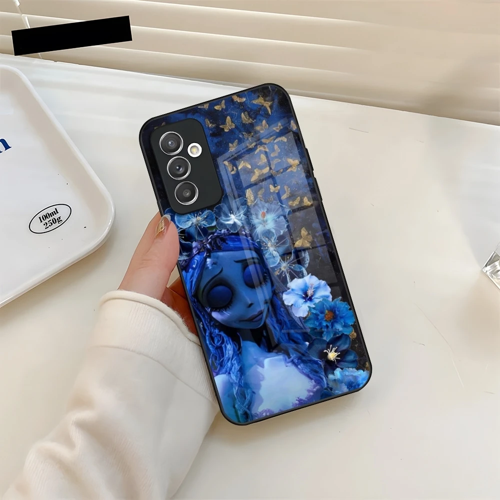 Corpse Bride Phone Case Glass for Samsung Galaxy S20 S24 S21 S22 S23 Ultra Fe Plus A34 A54 A24 A52 A53 M54 Cover