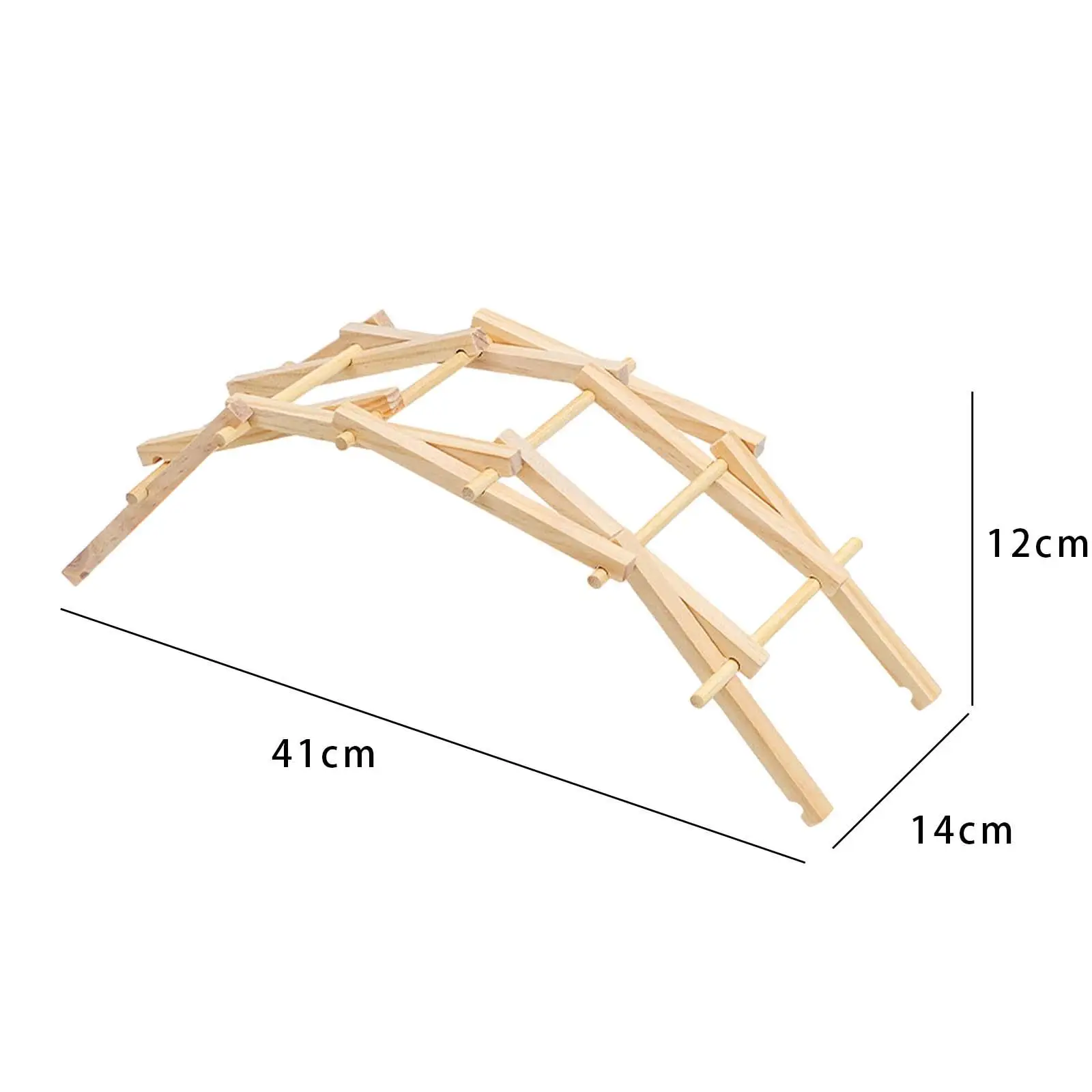 Modelo de ciência de madeira ponte experimento brinquedo educacional para crianças adolescentes