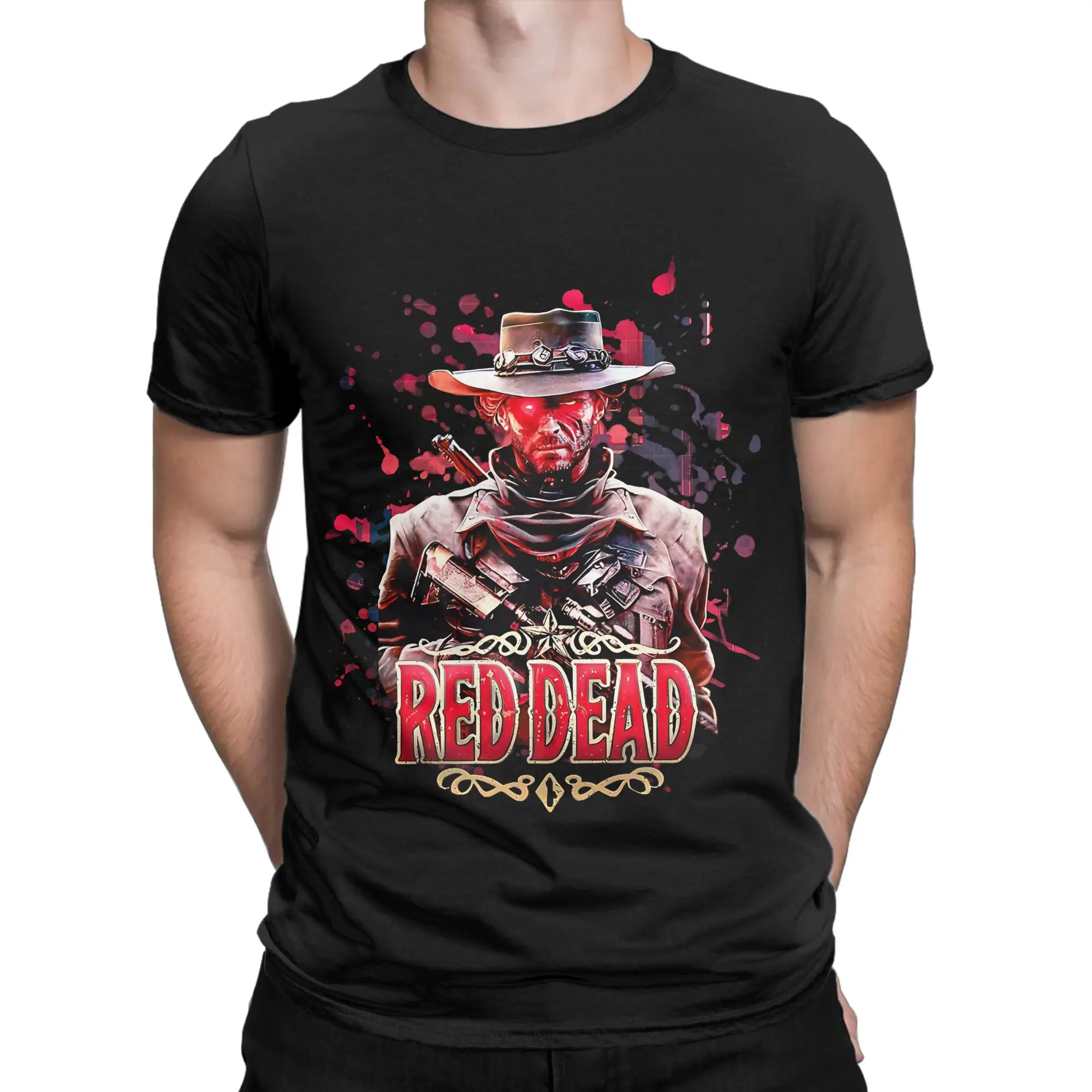 T-shirt Red Dead Funny Graphic 100% coton Red Dead Redemption Tops Tees pour hommes