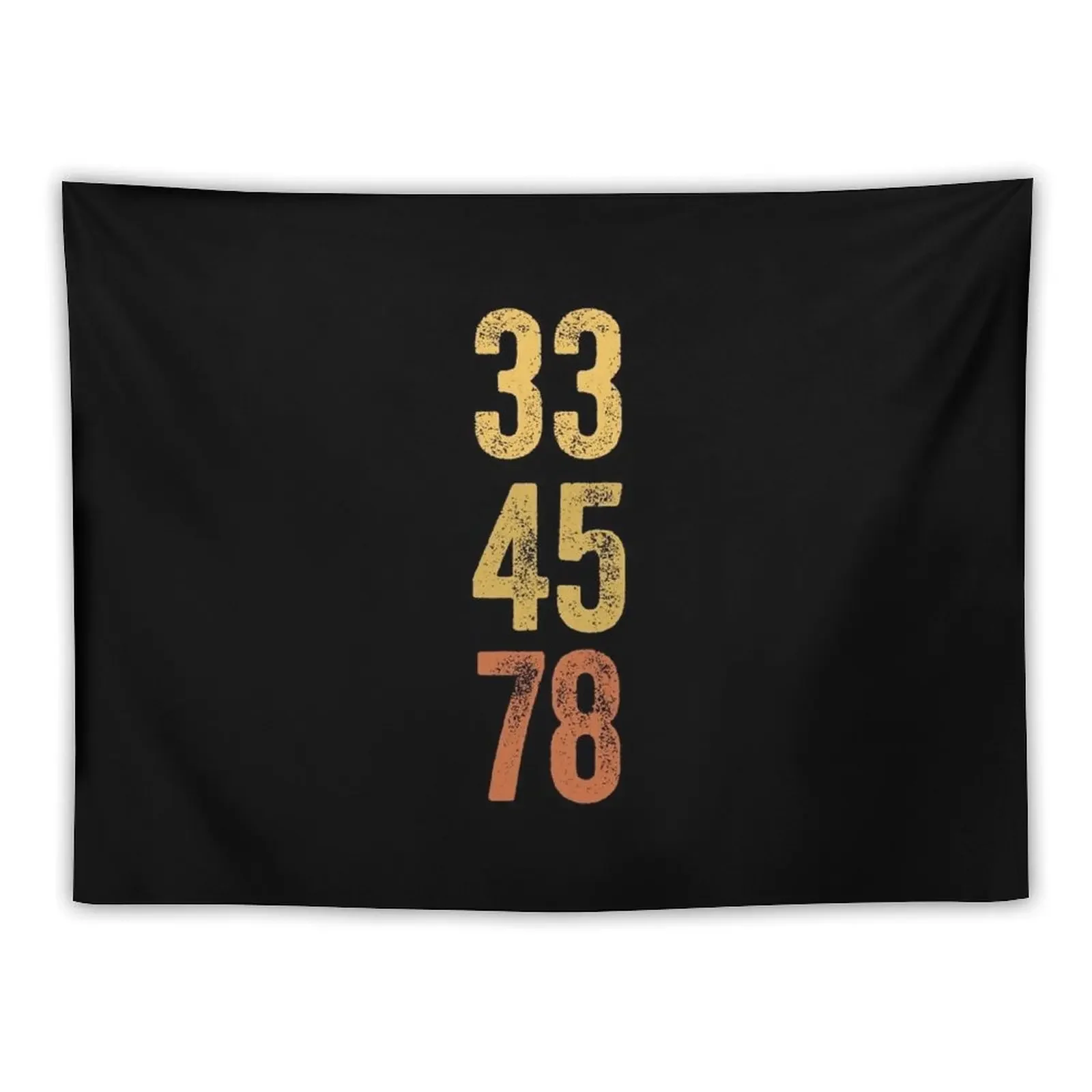 33 45 78 RPM Vinyl Record Collector Old School Gift Tapestry Room Decorations Cute Decor For Bedroom Tapestry