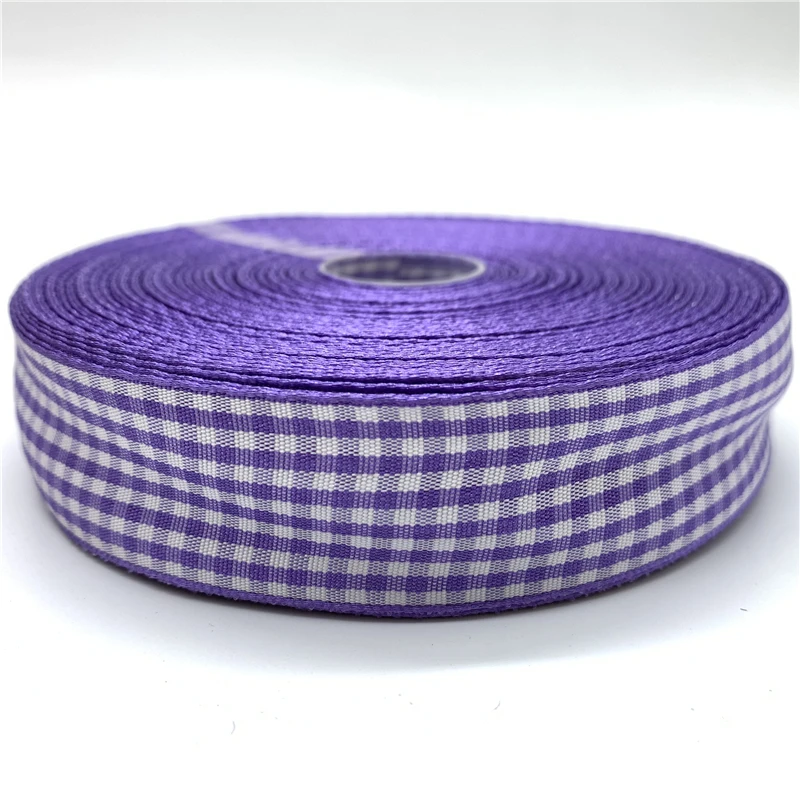 5 ياردة/مجموعة 10/15/20/25 مللي متر الأحمر منقوشة الشريط شبكة شريط مطبوع للمنزل الزفاف عيد الميلاد الديكور DIY بها بنفسك تغليف الهدايا #6