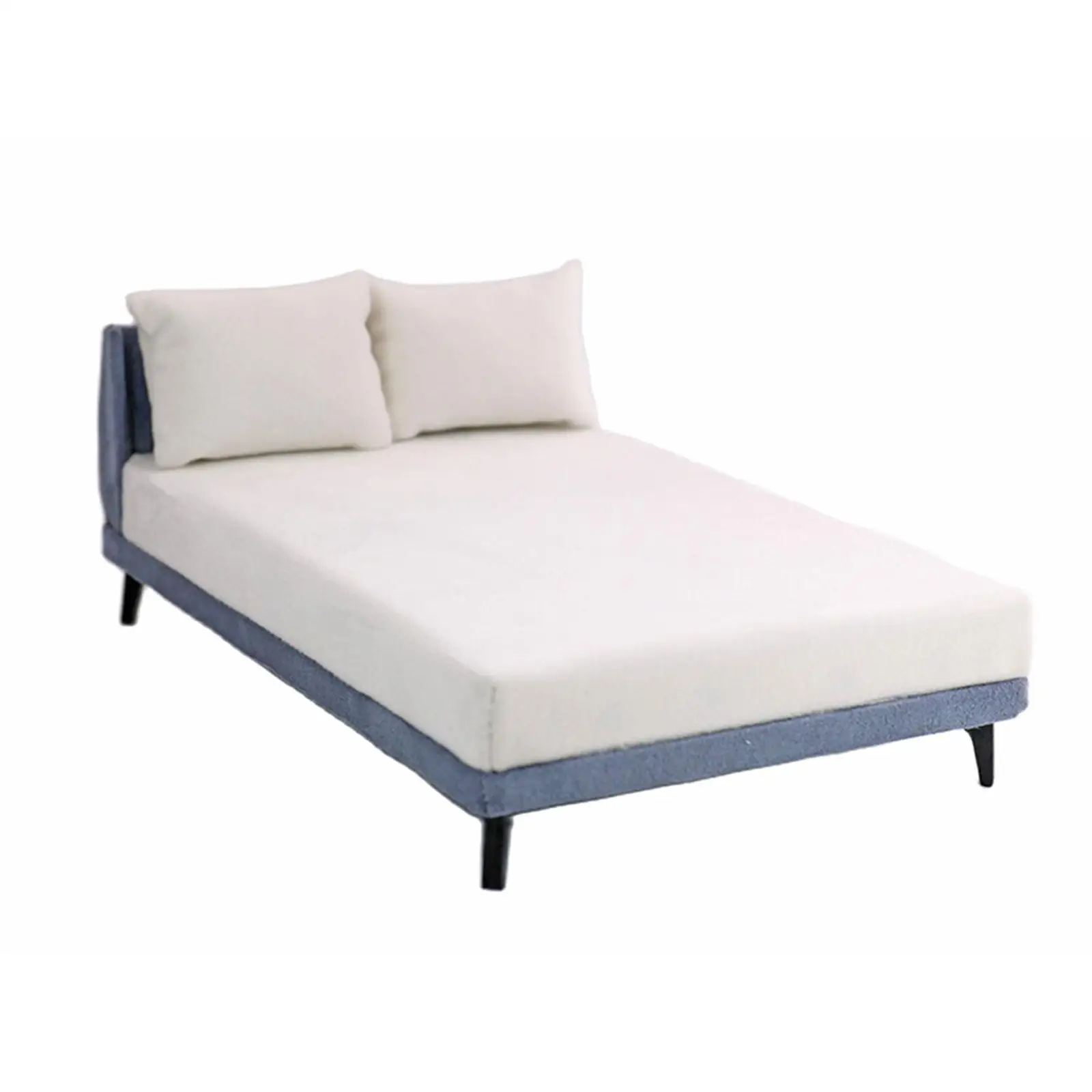 

Миниатюрный набор для кукольной кроватки с подушками, миниатюрная кровать для кукольного домика, для ландшафтного декора