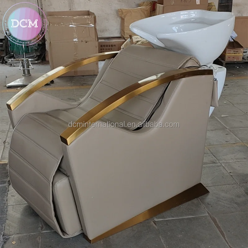 

Shampoo BedDurable Salon Hair Washing Bed Shampoo Chair With Electric Massage White/Black Head Spa Therapy For Beauty Salons Bar
