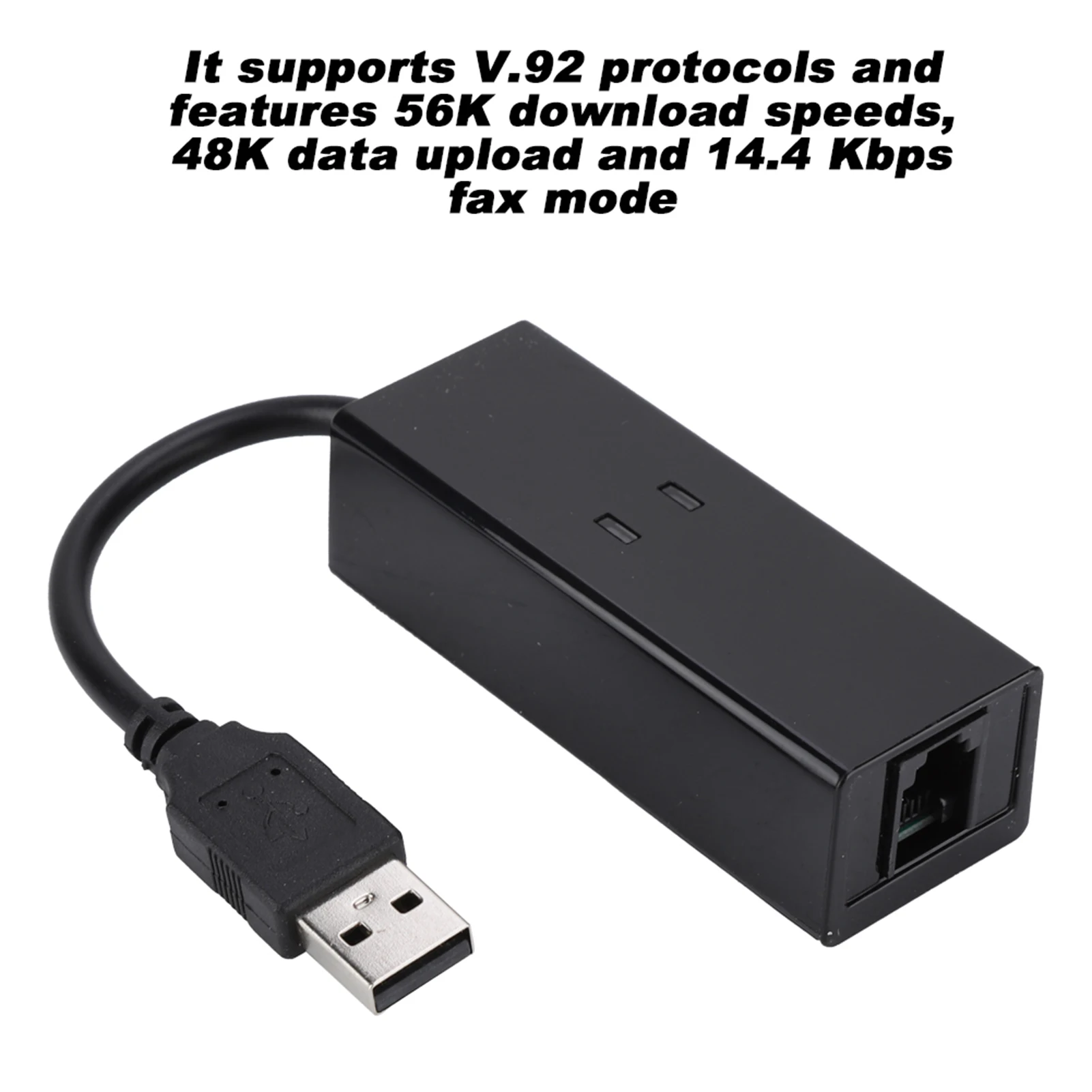 56K External Modem Fax Data Modem USB 2.0 56K Fax Modem USB 56K External  Up Voice Fax Data Modem Fit For Win7 Win8 Win10 XP