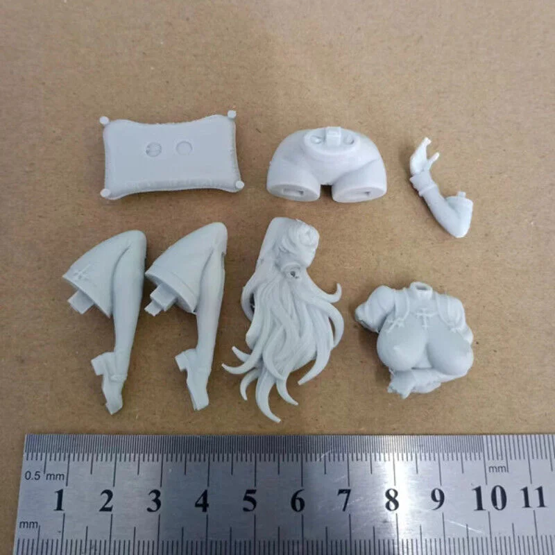 Panic Sister Resin Figure Full 1/24 Scale 75mm Model Kit Diy Miniatures GK Unassembled and Unpainted Diorama Toys