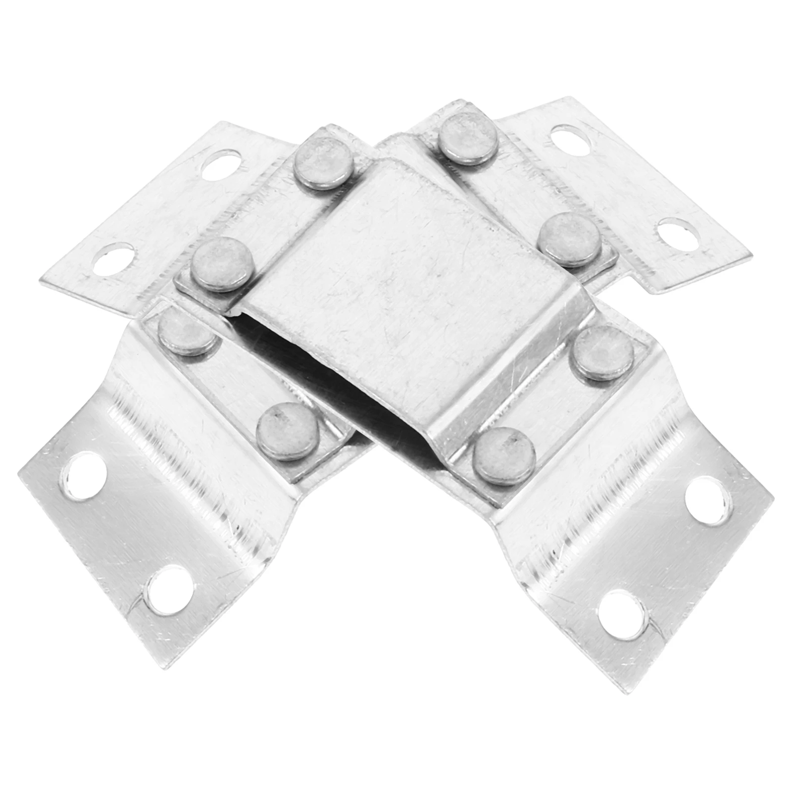 2 Pcs Headlight Fixed Device Flashlight Holder Metal Mount Base Aluminum Alloy Safety Hard Hat Accessory LED Light