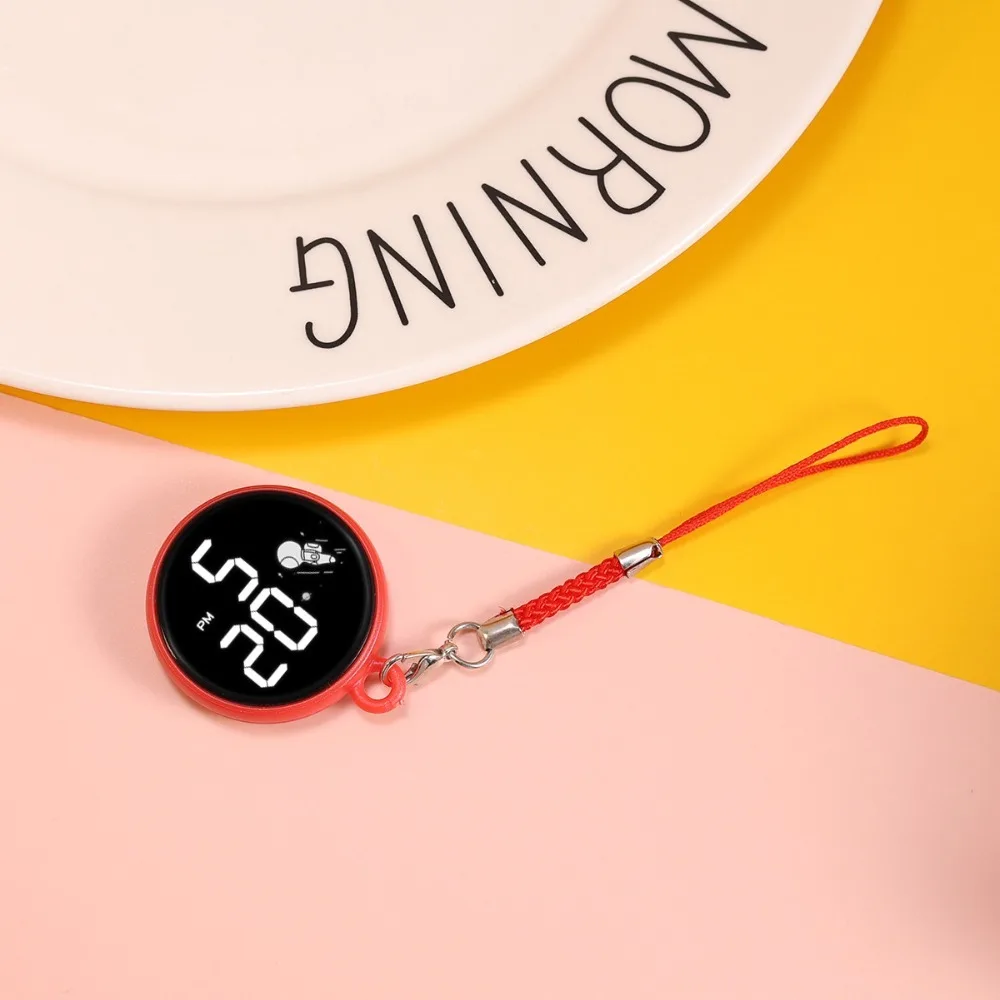 

Портативные студенческие часы с сенсорным экраном, водонепроницаемые многофункциональные карманные часы, светодиодные цифровые часы, брелок для студентов