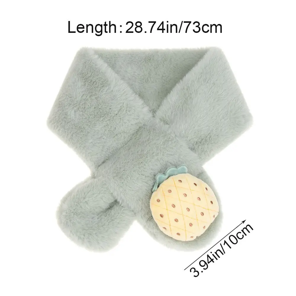 Moda colar espessamento bonito lenços infantis lenço crianças xales cachecol da criança