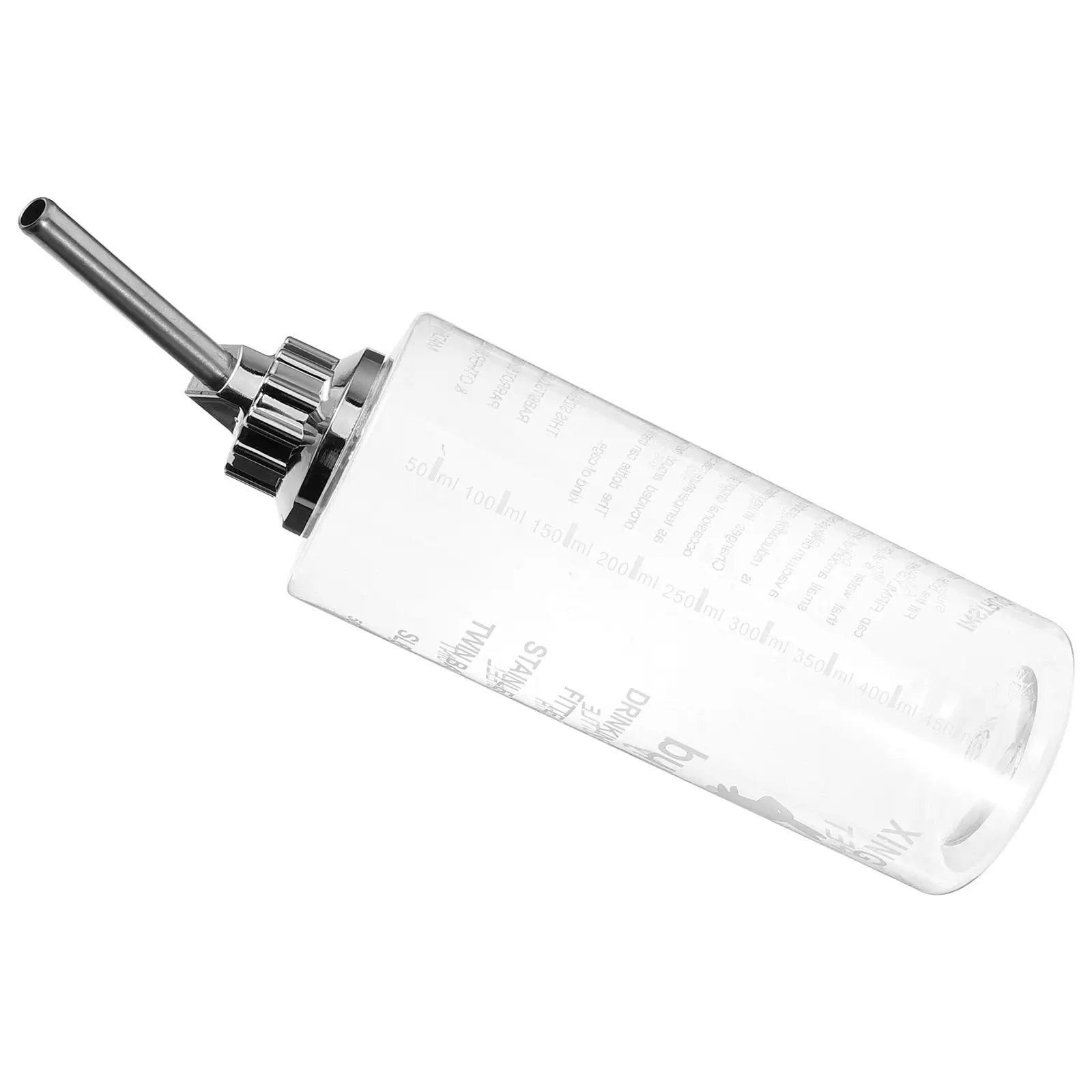 

Rabbit Squirrel Guinea Pig Hamster 500ml Stainless Steel Pet Water Bottle Automatic Feeder Hanging Design Easy Install Cage