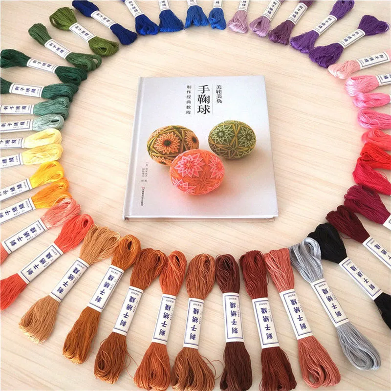 

4 Ply Cotton Sashiko Embroidery Floss 50m Single Roll for European Cross Stitch Needlework DIY