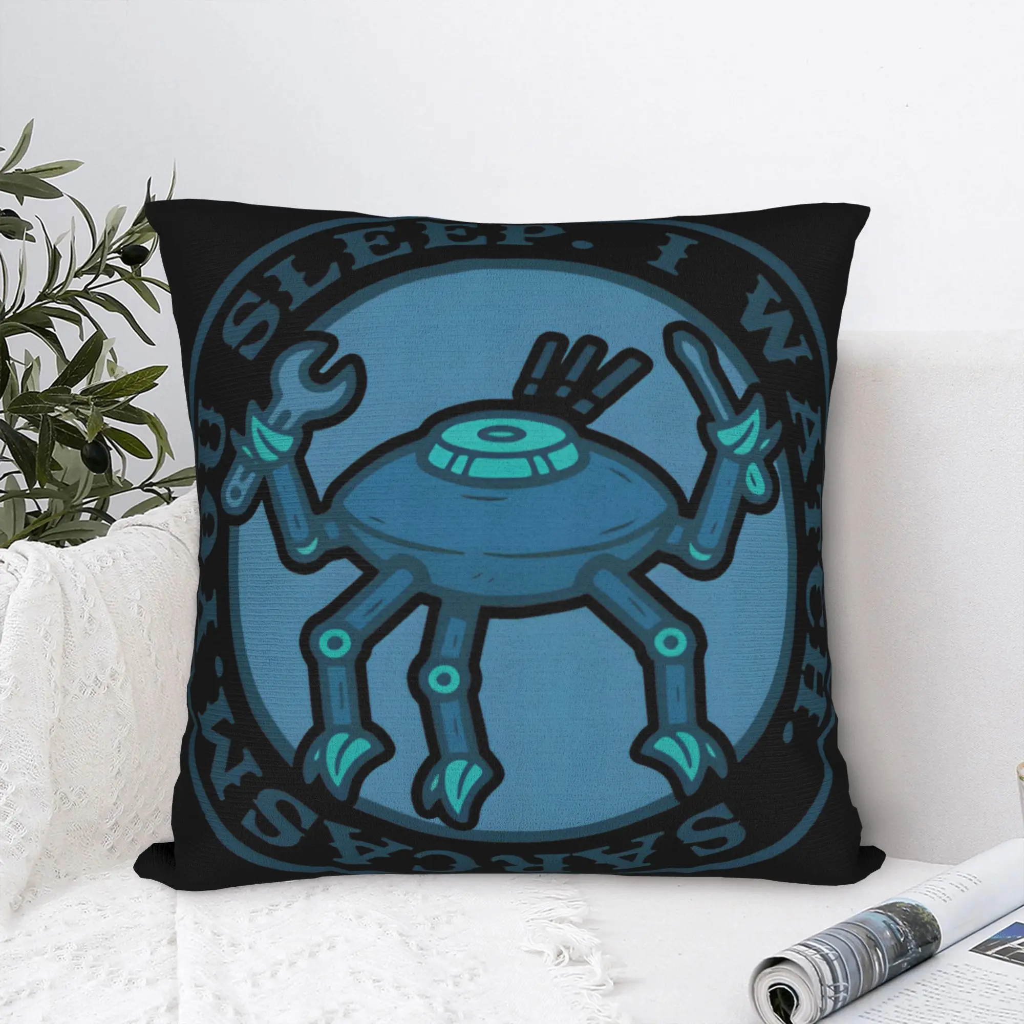 Project Hail Mary Rockys Vintage You Sleep I Watch Pillow Cover  Custom Cushion Cover Novelty Pillow Case For Sofa Home Decor