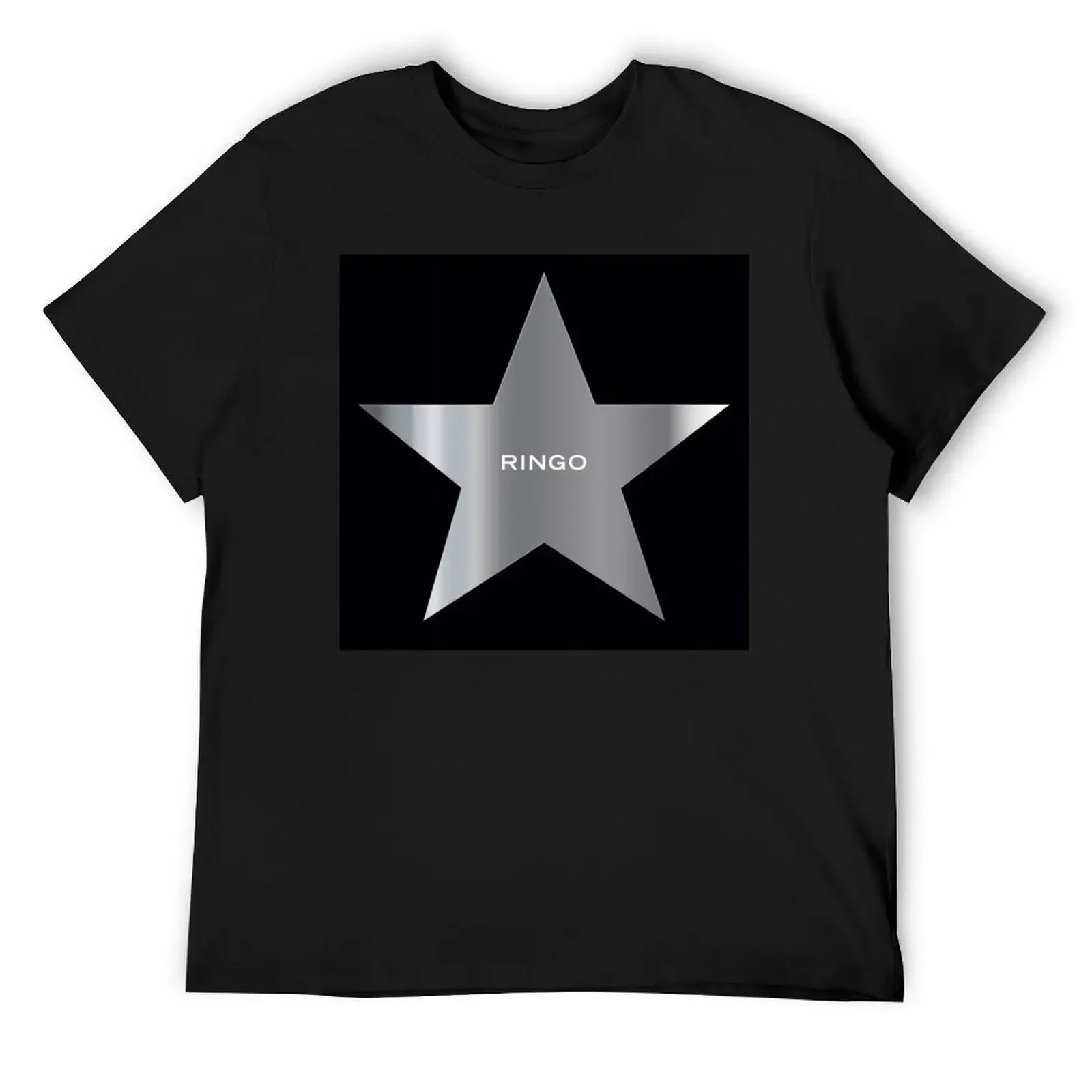 Ringo Logo The White Starr T-Shirt blacks cute clothes summer top mens t shirts pack