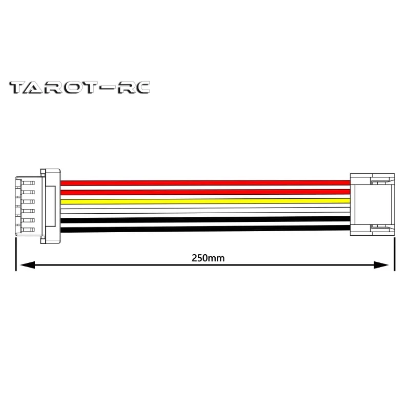 Tarot Silicone Cable Pixhawk Flight Controller Voltage and Current Meter Power Cable HEX Connector TL2792-03 RC FPV Drone