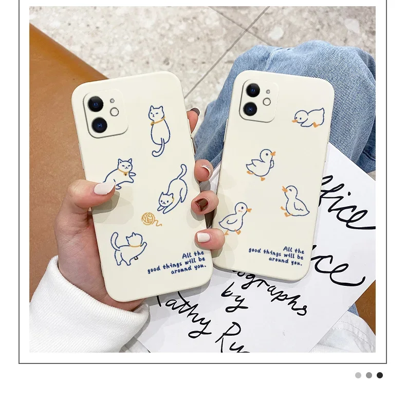 Various Style Cat Cute Duck Phone Case For Samsung Galaxy S10 S20