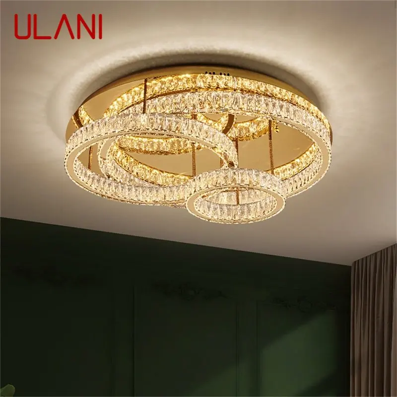 

ULANI Nordic Modern Ceiling Lamps LED Crystal Decorative Lighting Fixture For Home Bedroom