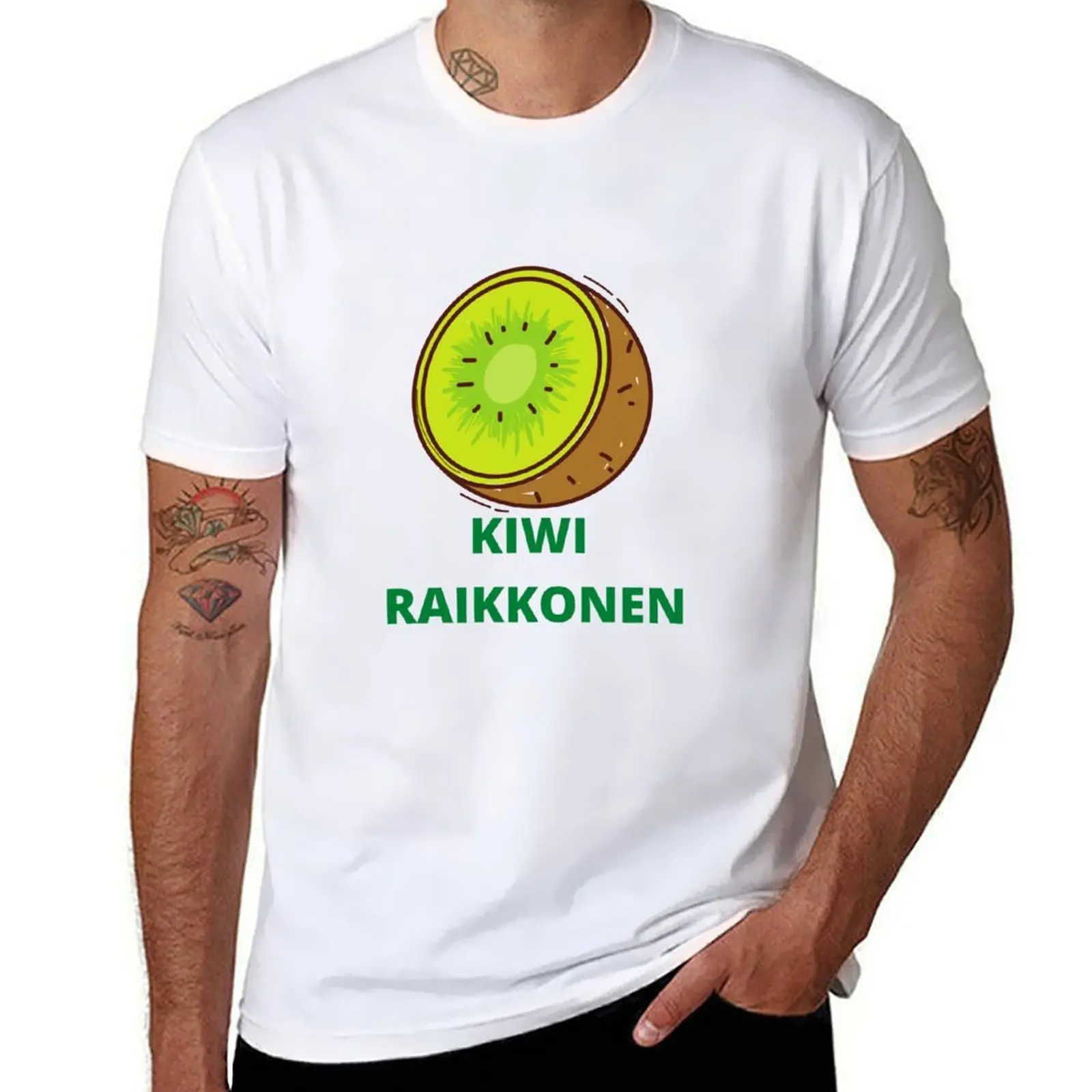 

Kiwi Raikkonen T-Shirt anime tshirt man t shirts for men T-Shirt