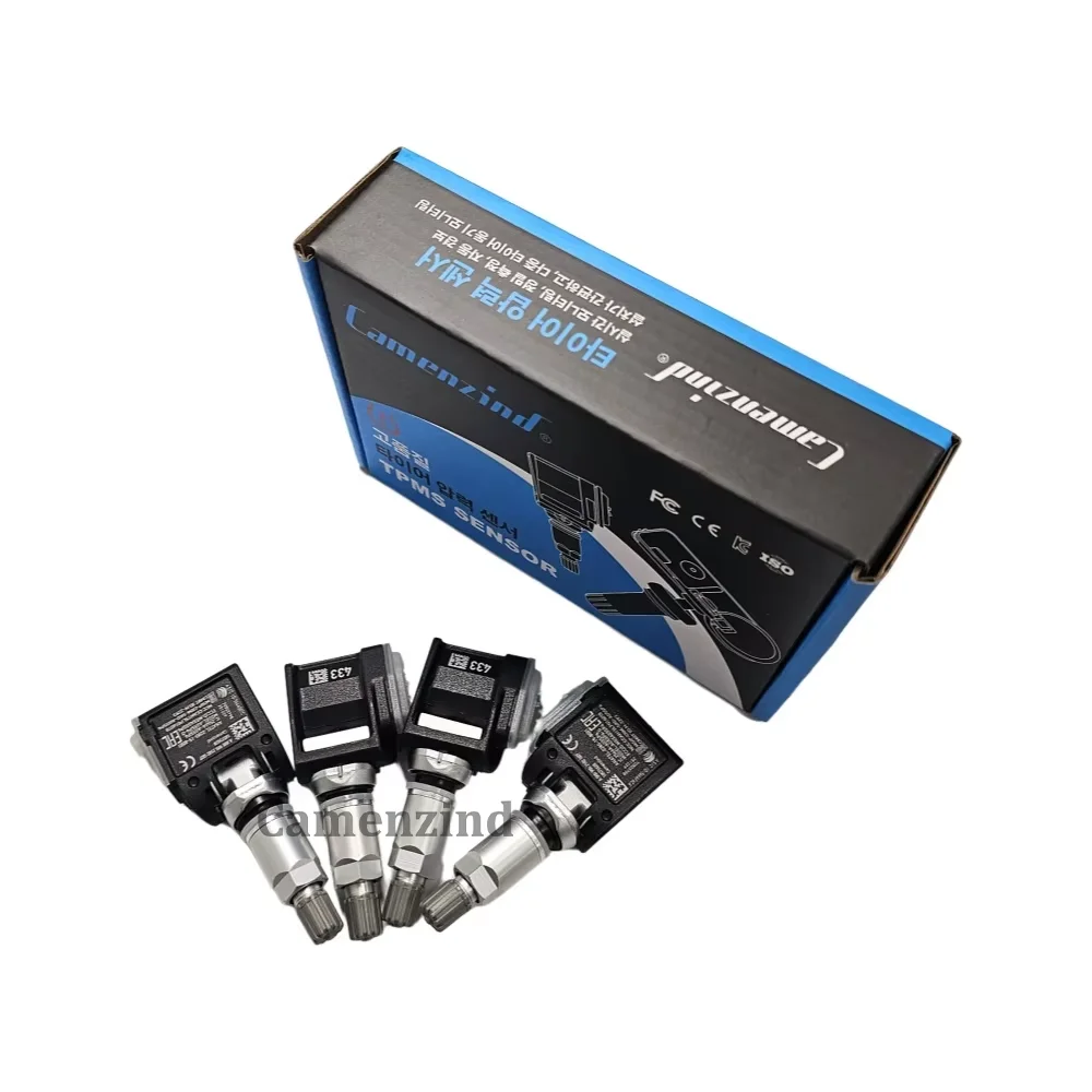 4 Stück Reifendrucksensor 433MHz TPMS-Sensor 0009052102 A0009052102 36106887140 6887140-01 36106887147 6887147-01 Für BMW 5er G30 7er G11 BMW X3 X4 X6 X7 Mercedes-Benz A E GLE-Klasse W213 E200 E250 E300 – Detail 2